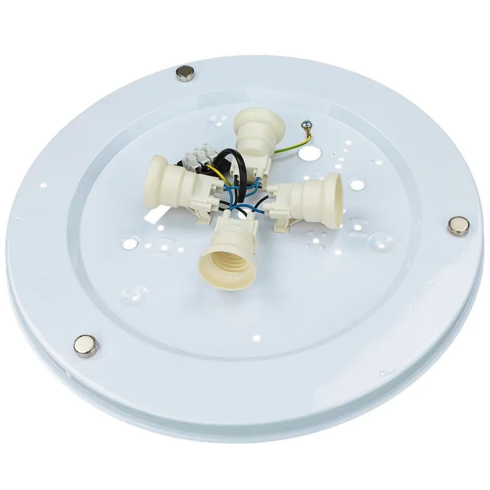 Wolkenlampe Rosa Stoff 62 cm lang 4x E27 Baby Kinder