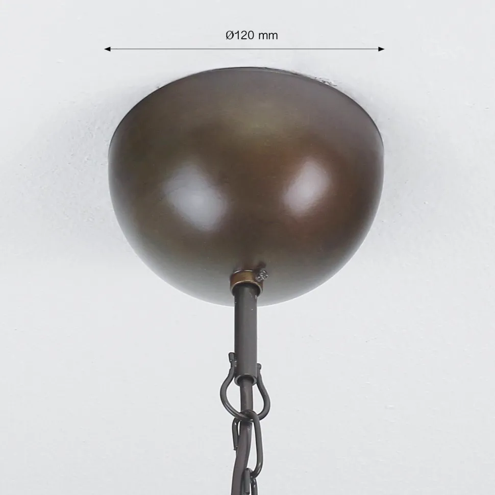 XL Hängeleuchte im Loftstil antik