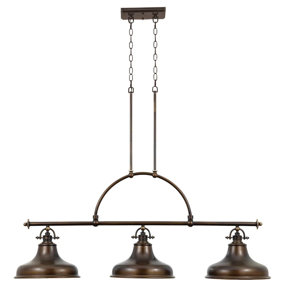 XXL Pendelleuchte RURAL in Bronze Lampe 3xE27