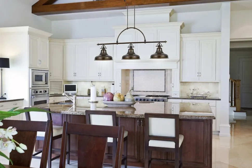 XXL Pendelleuchte RURAL in Bronze Lampe 3xE27